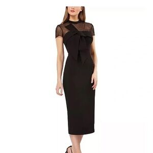 JS collections Black illusion dress